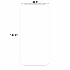 Etteri hibridinis stiklas iPhone 16 Pro 6,3"