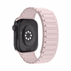 Mobilize silikoninis laikrodžio dirželis - magnetinis - Apple 38/40/41mm - rožinis