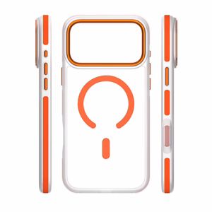 Etteri Icy Mag dėklas telefonui iPhone 17 Pro Max oranžinis