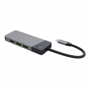 Green Cell USB-C šakotuvas GC Connect 7-in-1 (3x USB 3.1, HDMI 4K 60Hz, USB-C PD 85W, MicroSD/SD)
