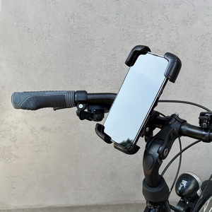 Wozinsky tvirtas telefono laikiklis dviračiui, motociklui, paspirtukui, juodas (WBHBK6)