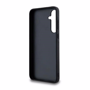 Guess 4G Big Metal Logo dėklas telefonui Samsung Galaxy A35 - juodas