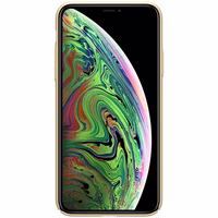Nillkin Super Frosted Shield - dėklas Apple iPhone 11 Pro z wycięciem na logo (Golden)