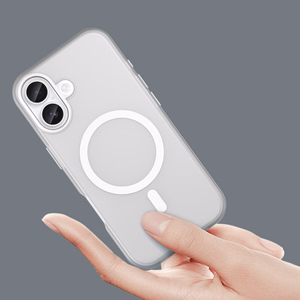 Dėklas Magnetic Abrasive (MagSafe) skirtas iPhone 17 Matte White