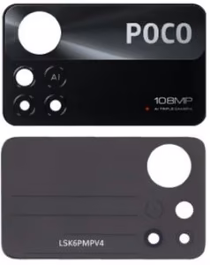 Xiaomi Poco X4 Pro 5G kameros stikliukas Black 108MP (only BIG lens) ORG