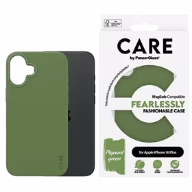 CARE by PanzerGlass madingas dėklas telefonui iPhone 16 Plus 6.7" žalias Magnetinis 1387