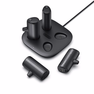 4 Veger W007CK 5000mAh išorinių baterijų rinkinys (2x Lightning + 2x USB-C) su įkrovimo stotele - juoda