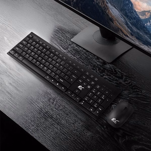 NanoRS belaidė klaviatūra ir pelė su ergonomišku dizainu RS580