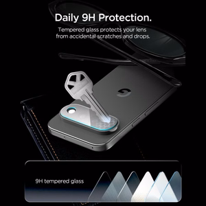 Spigen Optik Pro HD 2 vnt. kamerų objektyvų grūdinto stiklo apsaugų rinkinys, skirtas Google Pixel 11 Pro