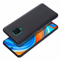 MATT dėklas telefonui XIAOMI Redmi Note 9 Pro juodas