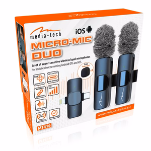 Комплект петличных микрофонов Micro-Mic Duo MT416