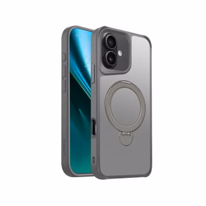 Etteri Matt Mag Ring dėklas iPhone 16 6,1" pilkas