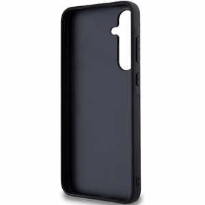 Karl Lagerfeld Fiksuotas Blizgus Ikonik Logotipas Metal Pin dėklas Samsung Galaxy A55 - juodas