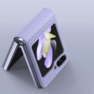 Dėklas Dux Ducis Bril Samsung F731 Z Flip5 5G violetinis