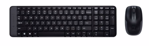 Logitech G MK220 klaviatūra RF belaidė QWERTY US International juoda