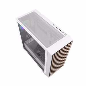 Darkflash DS900WD ATX kompiuterio korpusas (baltas) + 4 ventiliatoriai