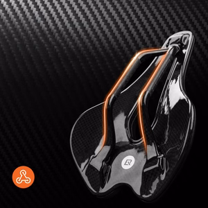 Rockbros LF0214 anatominis 3D vandeniui atsparus dviračio balnelis – juodas