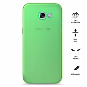 Чехол PURO 0.3 Nude для Samsung Galaxy A3 (2017), флуоресцентный зелёный