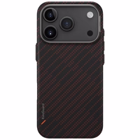 Uniq Keva EDGE Magclick įkrovimo dėklas telefonui iPhone 17 Pro - oranžinis