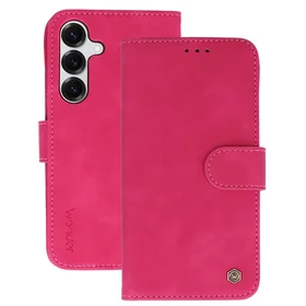 Wonder Fancy dėklas telefonui Samsung Galaxy S25, fuksijos spalvos