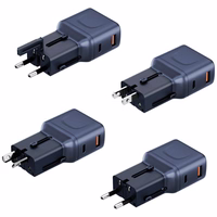 Tinklo įkroviklis Energea TravelGo Adapter 35 USB-A/USB-C 35W mėlynas