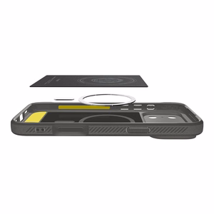 Spigen Rugged Armor Mag Magnetinis dėklas telefonui iPhone 17 Pro Max - pilka