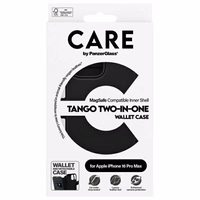 CARE by PanzerGlass Tango 2in1 piniginė Magnetinis dėklas telefonui iPhone 16 Pro Max - juodas