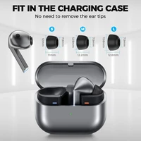 Tech-Protect ausų pagalvėlės Samsung Galaxy Buds 3 Pro S / M / L dydžiai - juodos (3 vnt.)