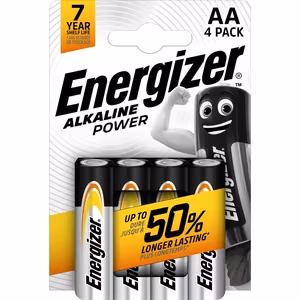 Šarminis elementas Energizer Alkaline Power LR6 (AA) 1.5V 4 vnt.