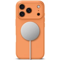Tech-Protect Silicone MagSafe Case for iPhone 17 Pro - Orange