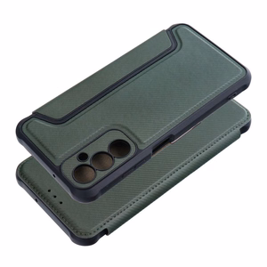 RAZOR knygos tipo dėklas telefonui SAMSUNG A05s tamsiai žalias