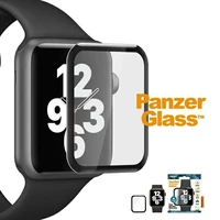 PanzerGlass Lenktas antibakterinis grūdintas stiklas Apple Watch 4/5/6/SE - 40mm - juodas