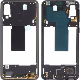 Vidinis korpusas Samsung A405 A40 2019 juodas su zumeriu ir šoniniais mygtukais originalus (used Grade B)