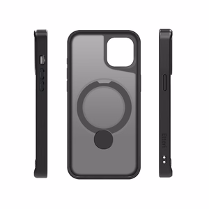 Etteri Matinis Magnetinis žiedas dėklas telefonui iPhone 13 6,1" juodas