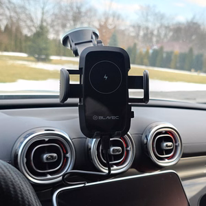 Blavec Car laikiklis BHC-03 15W with induction charging to windshield (BHC03-WIB) juodas