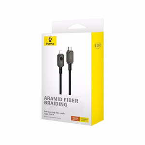 Baseus Unbreakable USB-C į Lightning laidas 1 m, 20W, juodas
