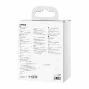 BASEUS GaN5 PRO 65W TINKLO ĮKROVIKLIS ITIN GREITAS USB C USB A QC