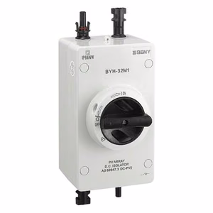 BENY BYH-32M1 fotovoltinių sistemų DC atjungiklis, 4P, 32 A, 1000 V DC, MC4, IP66