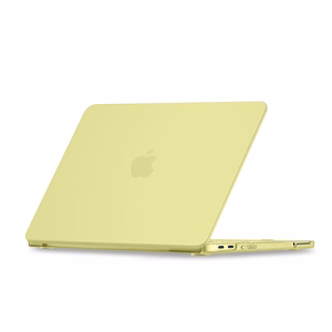 Tech-Protect Softshell dėklas skirtas MacBook Neo 13 2026 - matinė geltona