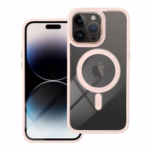 COLOR EDGE MAG COVER dėklas telefonui suderinamas su Magnetiniu IPHONE 17 rožinė