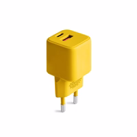 COLORUM wall įkroviklis USB-A + USB-C PD 30W CLS30-AC-05 xYellow