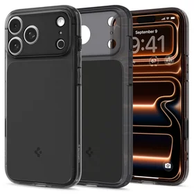 Spigen Ultra Hybrid "T" Magnetinis dėklas telefonui iPhone 17 Pro - Matinis juodas
