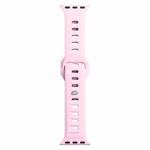 42/44/45/46/49 mm Powder Pink (big) - 3mk Silicone Watch Strap for Apple