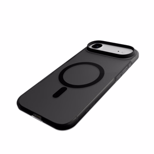 Puro Daylight MagSafe suderinamas silikoninis dėklas iPhone 17 Air – permatomas juodas