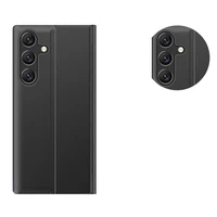 Naujas Sleep dėklas Flip su stovo funkcija Samsung Galaxy A26 - juodas