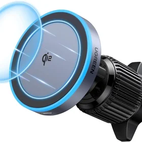 Automobilinis laikiklis-įkroviklis Ugreen W708 MagSafe 15W (35970) juodas