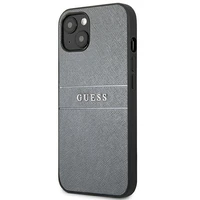 Guess GUHCP13SPSASBGR iPhone 13 mini 5.4" pilkas/pilkas Saffiano Dirželis