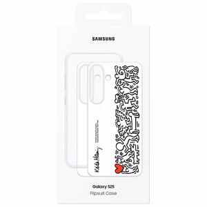 Samsung Flipsuit Case dėklas Samsung Galaxy S25, baltas