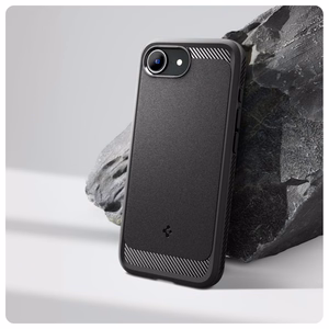 Spigen Core Armor Magnetinis MagSafe dėklas telefonui iPhone 16e - juodas