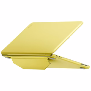 Uniq Lyden Versa dėklas, skirtas MacBook Neo – spalva: geltona